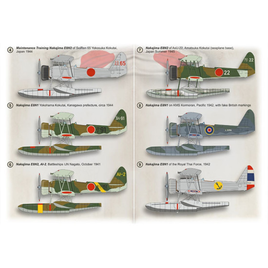 Print Scale 72-478 1/72 Nakajima E8N2 Decal for aircraft