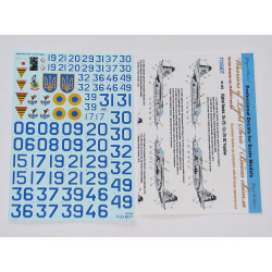 Foxbot 32-025 1/32 Digital Rooks Su-25 Decal for aircraft