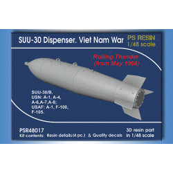 Print Scale PSR48017 1/48 SUU-30 Dispenser. Viet Nam War. Rolling Thunder from May 4 pc