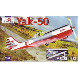 Yakovlev Yak-50/50-2 sporting aircraft 1/72 Amodel 7269-01