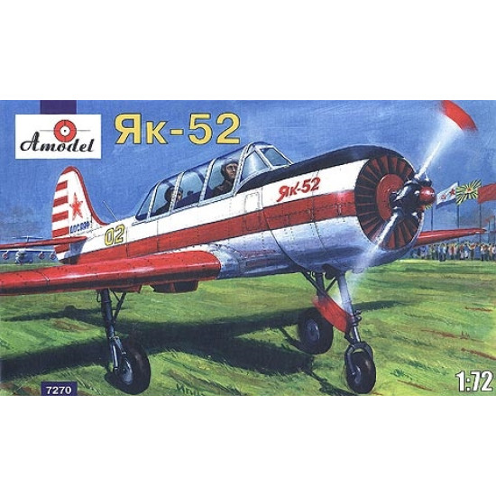 Yak-52 two-seat sporting aircraft 1/72 Amodel 7270