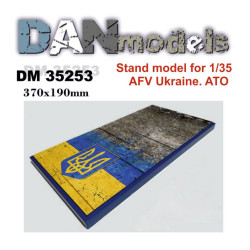 Dan Models 35253 1/35 Stand for the model Ukrainian theme AFV Ukraine 370/190 mm
