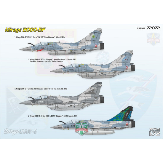 ModelSvit 72072 - 1/72 - Mirage 2000 5F scale aircraft model kit