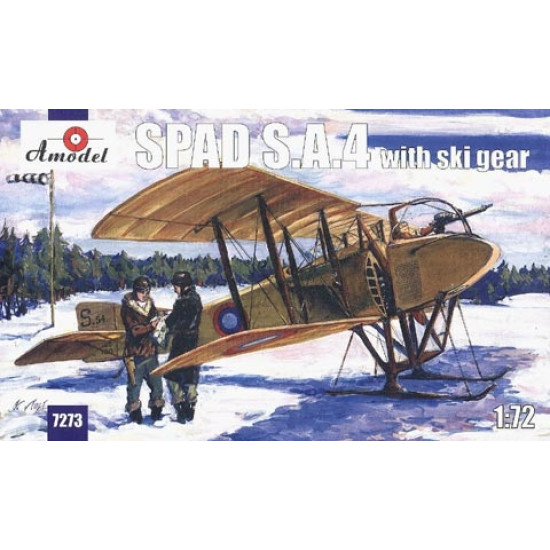 SPAD S.A.4 with ski gear 1/72 Amodel 7273