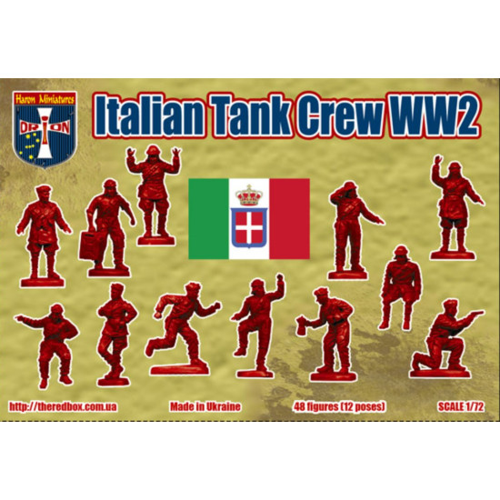 Orion 72066 - 1/72 - Italian Tank Crew WW2 Plastic Model Kit