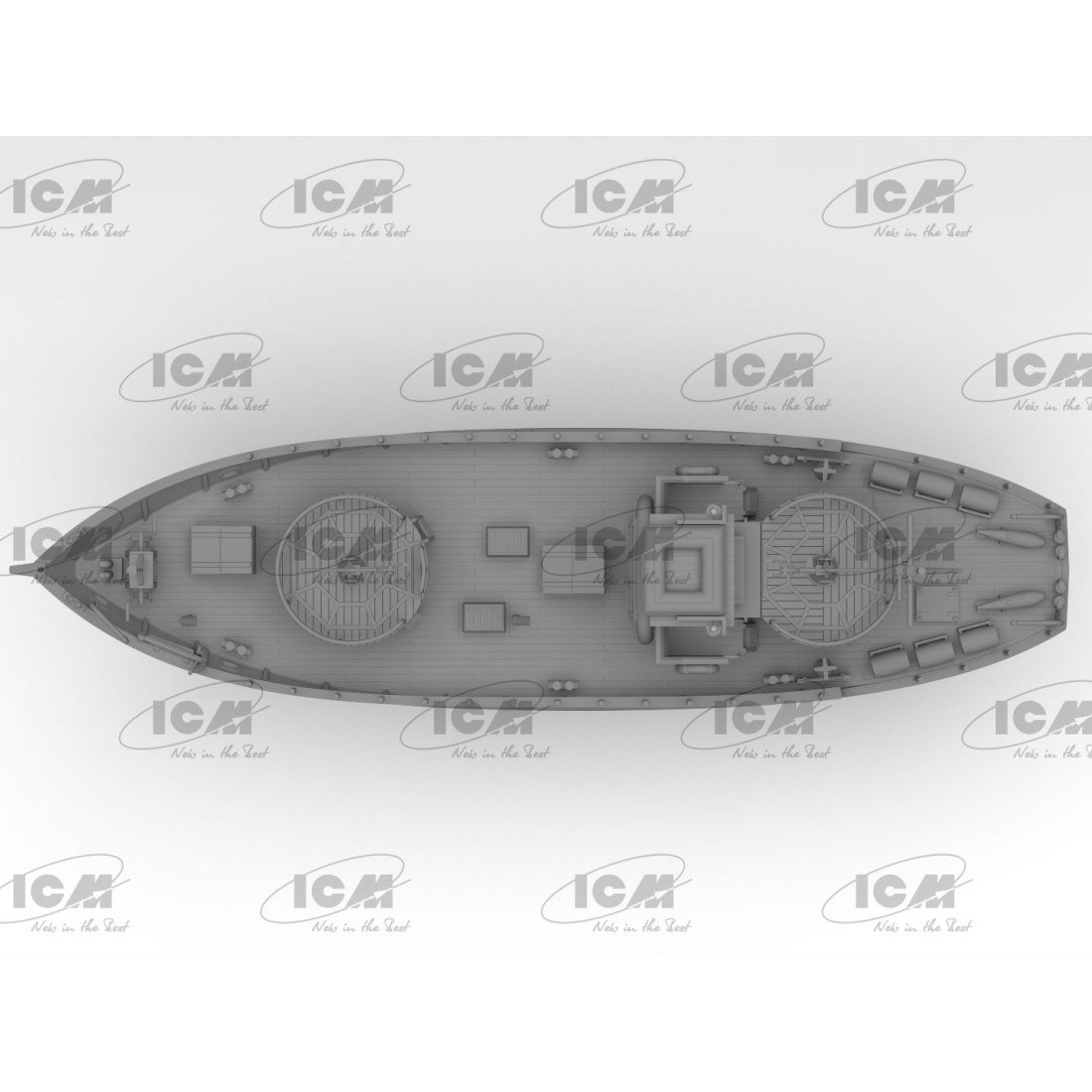 ICM S012 - 1/144 - KFK Kriegsfischkutter WWII German multi-purpose boat ...