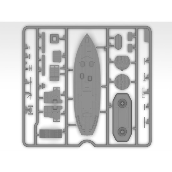 ICM S012 - 1/144 - KFK Kriegsfischkutter WWII German multi-purpose boat