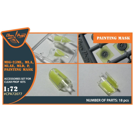 Clear Prop CPA72077 1/72 MiG-23ML, MLD, P, MLAE PE set for CP kits