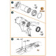 Clear Prop CPA72080 1/72 MiG-23ML MLD, P MLAE Exhaust and air scoops for CP kits