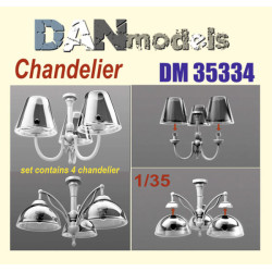 Dan Models 35334 - 1/35 - Chandelier 4 pcs Accessories for diorama