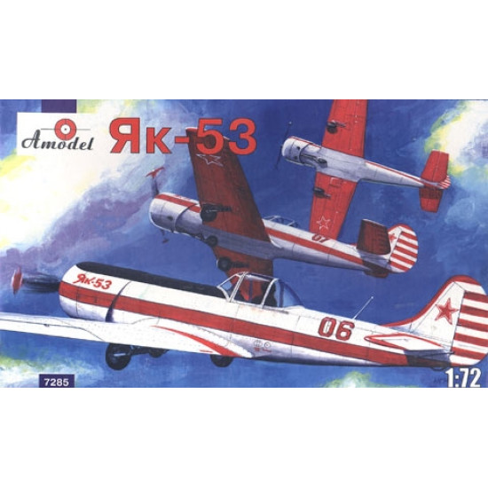 Yak-53 single-seat sporting aircraft  1/72 Amodel 7285