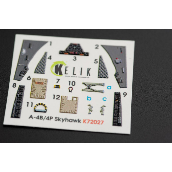 Kelik K72027 - 1/72 - A-4 Skyhawk interior 3D decals for Airfix kit