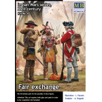 Master Box 35222 1/35 Indian Wars Series, XVIII century. Kit No 4 Fair exchange