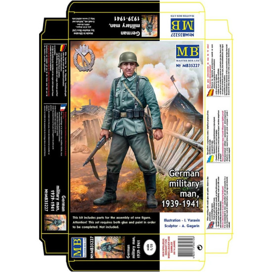 Us Stock Master Box 35227 1/35 German Military Man, 1939-1941 Ww Ii Us Stock Master Box 35227 1/35 German Military Man, 1939-1941 Ww Ii