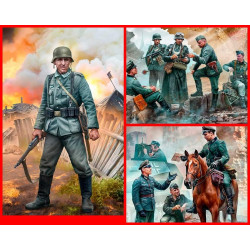 Us Stock Bundle Lot Of German Military Men Series 3 Plastic Kit 1/35 Master Box