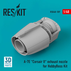 Reskit RSU48-0189 1/48 A-7E Corsair II exhaust nozzle for HobbyBoss Kit