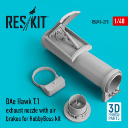 Reskit RSU48-0275 1/48 BAe Hawk T.1 exhaust nozzle with air brakes for HobbyBoss