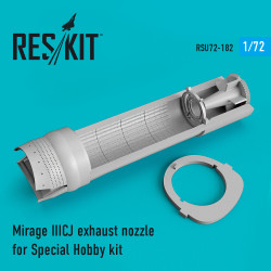 Reskit RSU72-0182 1/72 Mirage IIICJ exhaust nozzle for Special Hobby kit