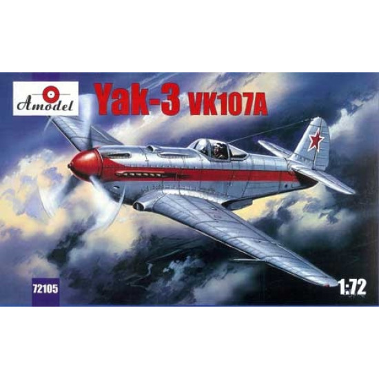 Yak-3 VK107A Soviet fighter 1/72 Amodel 72105