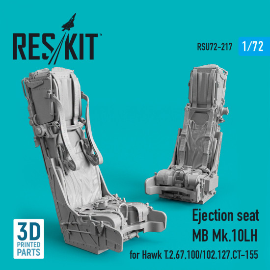 Reskit RSU72-0217 1/72 Ejection seat MB Mk.10LH for Hawk T.2,67,100/102,127,CT-155 (3D printing)