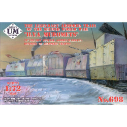 UMT 698 - 1/72 - The legendary armored train of the Second World War "Ilya Muromets" (№702 - 31st special "Gorky-Warsaw" division of armored trains)
