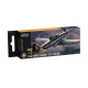 Arcus 3005 Enamel paints set RAF WW2 Night Fighters 6 colors in set 10ml