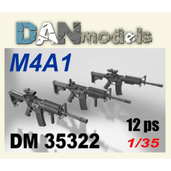 Dan Models 35322 - 1/35 - M4A1. set of 12 pcs. 3D printing