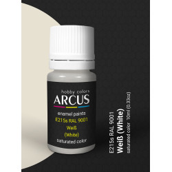 Arcus 215 Enamel paint. Wehrmacht. RAL 9001 WeiÃŸ (White) 10ml