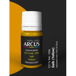 Arcus 217 Enamel paint. Wehrmacht. RAL 1006 Gelb (Yellow) 10ml