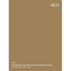 Arcus 221 Enamel paint. Wehrmacht Dunkelgelb nach Muster Dark Yellow Sample 10ml