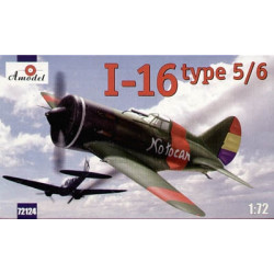 I-16 type 5/6 Soviet fighter 1/72 Amodel 72124