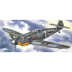 Messerschmitt Bf-109F-4 WWII German fighter 1/72 Amodel 72125