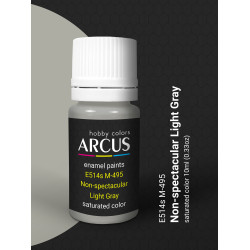 Arcus 514 Enamel paint USAF M-495 Non-spectacular Light Gray Saturated color 10ml