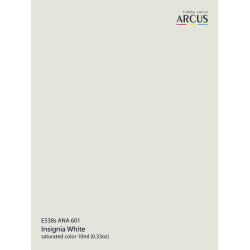 Arcus 538 Enamel paint USAF ANA 601 Insignia White Saturated color 10ml