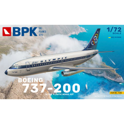 BPK 7203 - 1/72 - Aircraft 737-200 Olympic Plastic Model Kit