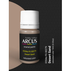 Arcus 554 Enamel paint USAF FS 30279 Desert Sand Saturated color 10ml