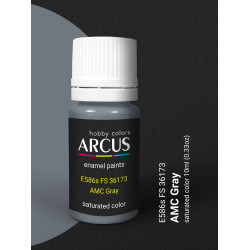 Arcus 586 Enamel paint USAF FS 36173 AMC Gray Saturated color 10ml
