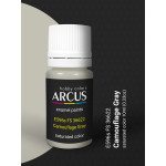 Arcus 596 Enamel paint USAF FS 36622 Camouflage Gray Saturated color 10ml