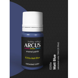 Arcus 355 Enamel paint Royal Air Force Matt Blue Saturated color 10ml