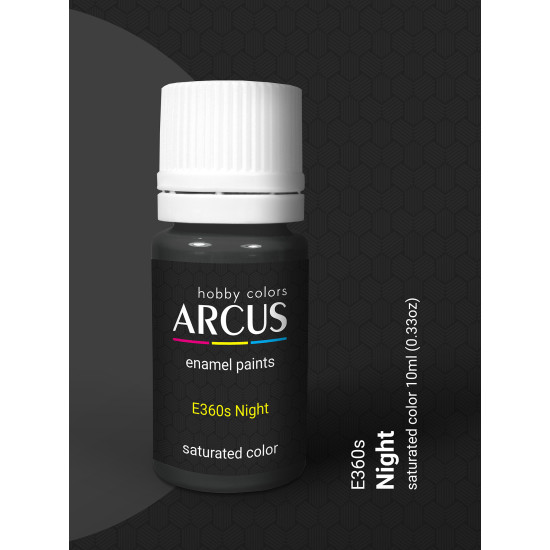 Arcus 360 Enamel paint Royal Air Force Night Saturated color 10ml