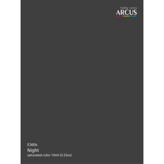 Arcus 360 Enamel paint Royal Air Force Night Saturated color 10ml