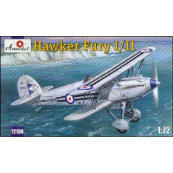 Hawker Fury I/II USAF fighter 1/72 Amodel 72138