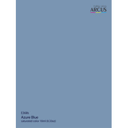 Arcus 368 Enamel paint Royal Air Force Azure Blue Saturated color 10ml