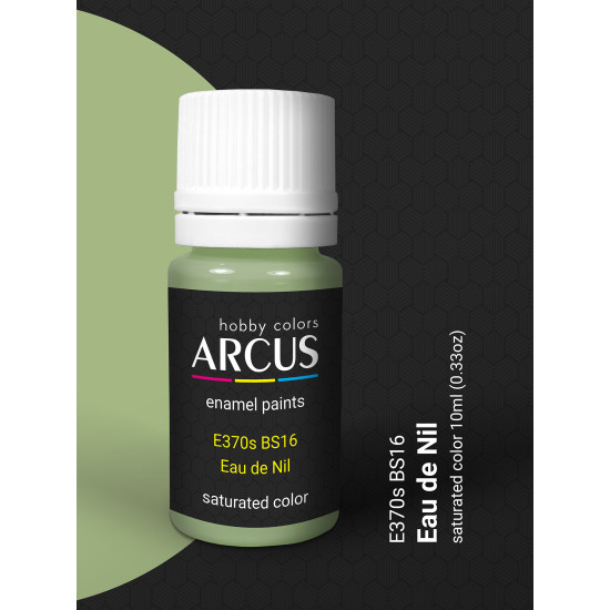 Arcus 370 Enamel paint Royal Air Force BS16 Eau de Nil Saturated color 10ml