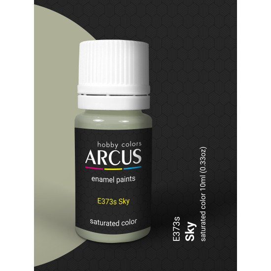 Arcus 373 Enamel paint Royal Air Force Sky Saturated color 10ml