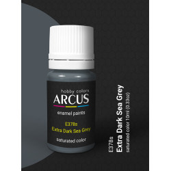 Arcus 378 Enamel paint Royal Air Force Extra Dark Sea Grey Saturated color 10ml