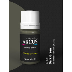 Arcus 387 Enamel paint Royal Air Force Dark Green Saturated color 10ml