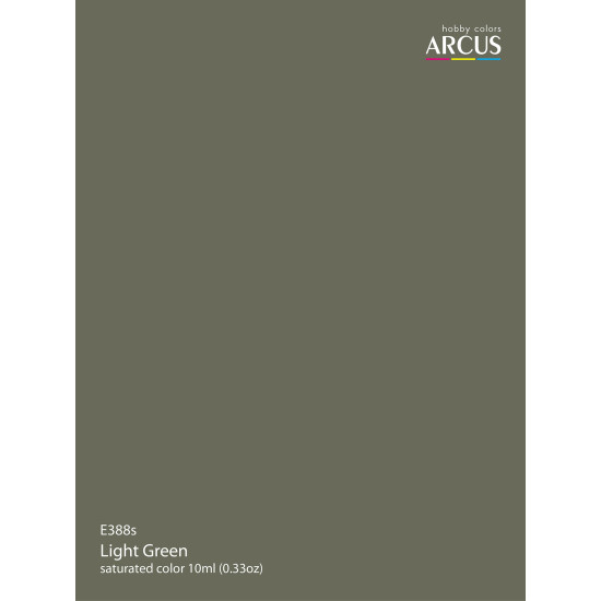 Arcus 388 Enamel paint Royal Air Force Light Green Saturated color 10ml