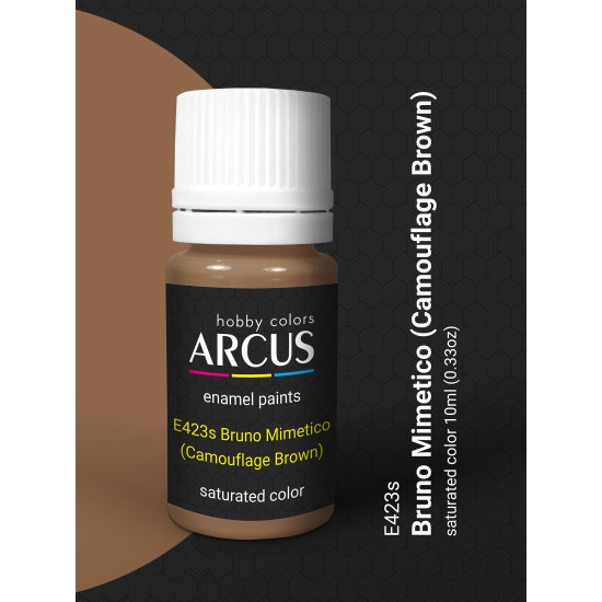 Arcus 423 Enamel paint Regia Aeronautica Italiana Camouflage Brown 10ml