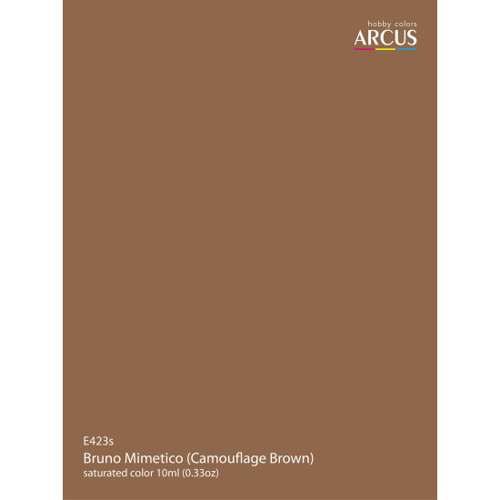 Arcus 423 Enamel paint Regia Aeronautica Italiana Camouflage Brown 10ml